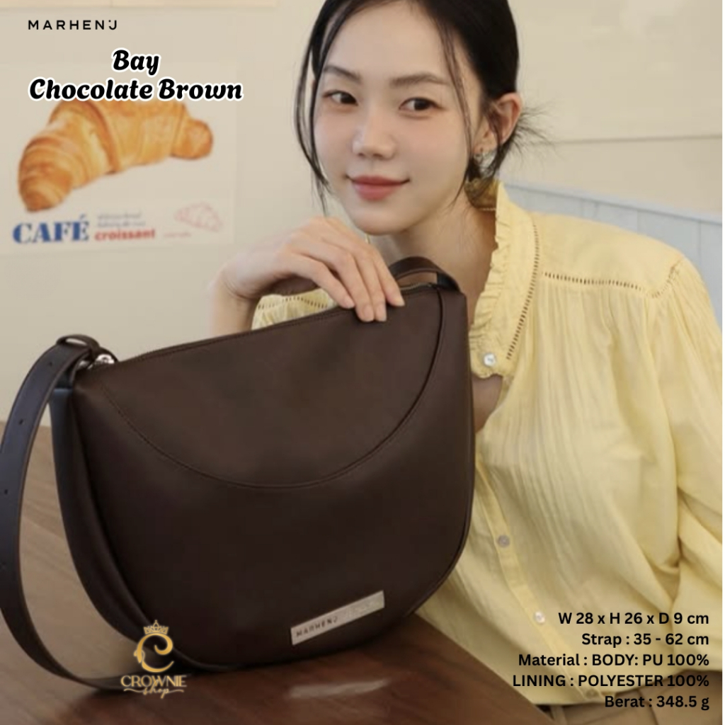 Tas wanita korea Marhen J shoulder leather BAY BAG