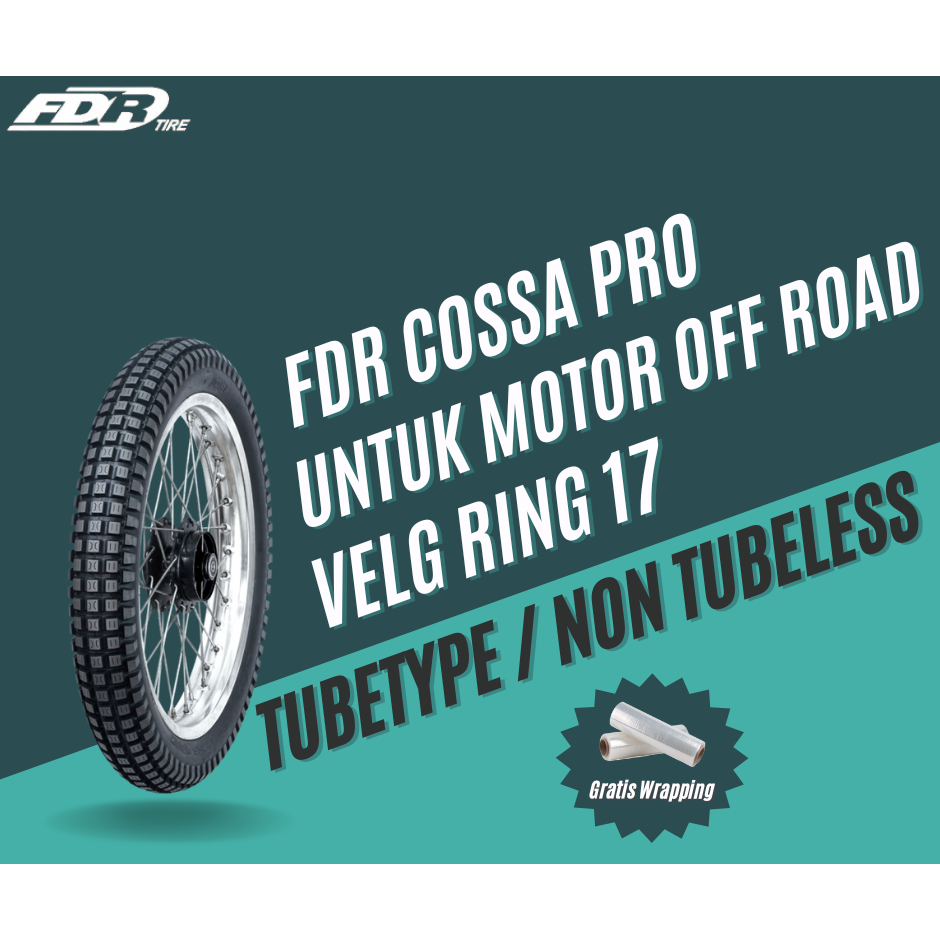 BAN FDR TUBETYPE NON TUBELESS COSSA PRO RING 17 BAN TRAIL OFF ROAD