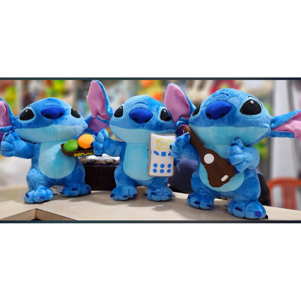 Boneka stitch biru/stitch ungu/stitch pink/korean boneka/boneka lucu/boneka imut/boneka premium
