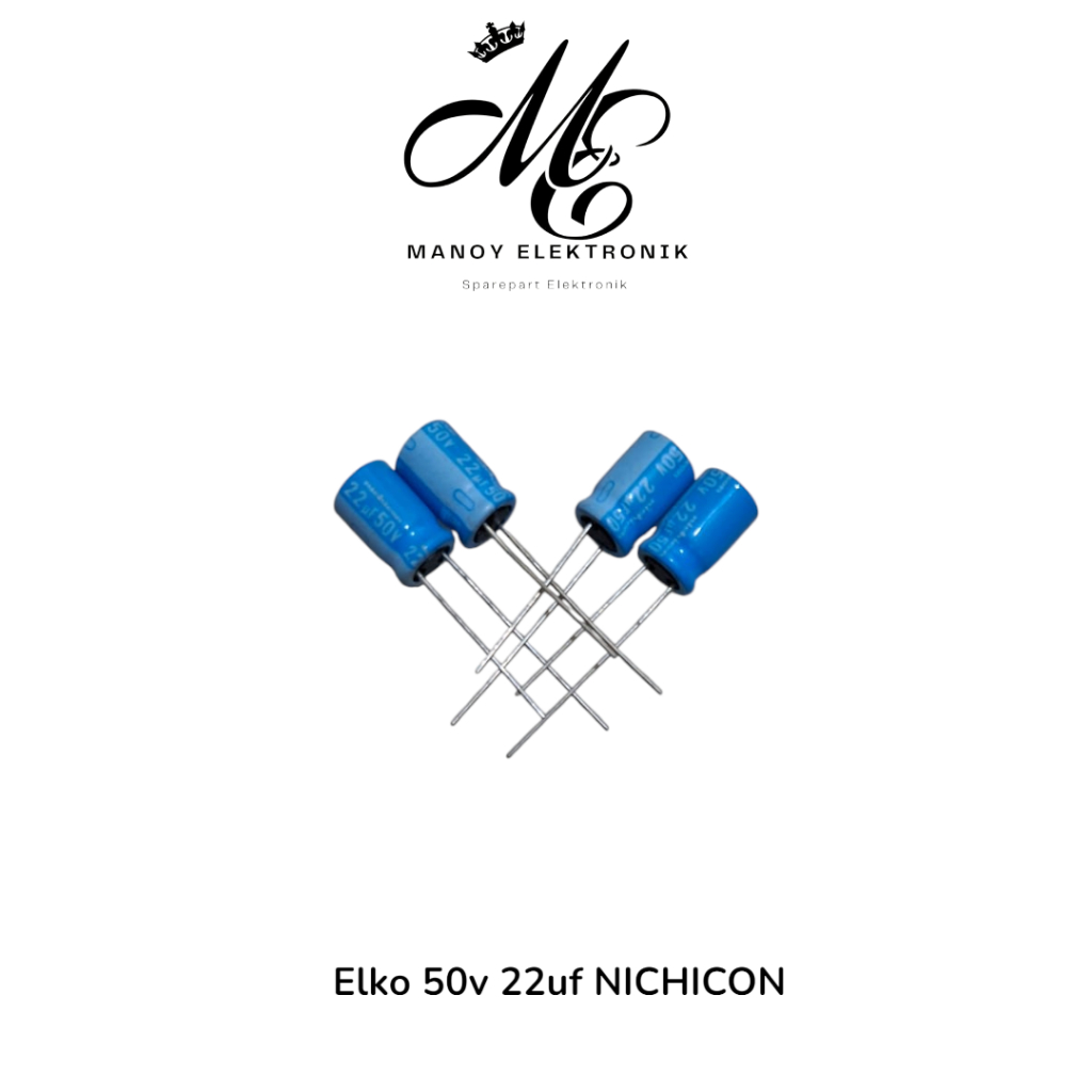 20Pcs - Elko 50v 22uf NICHICON