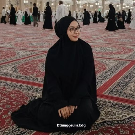 Set Anisa Umroh & Haji - Set Khimar Crinckle