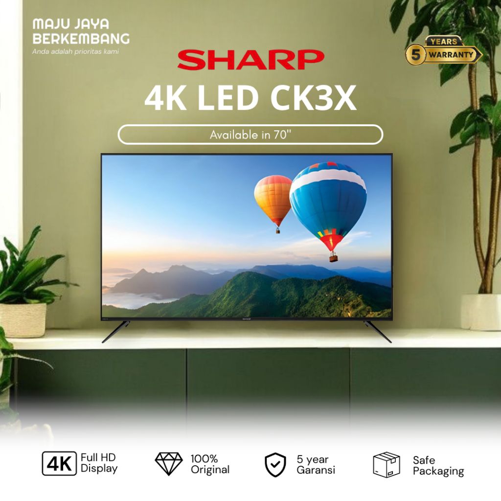 SHARP 70CK3X / 4T-C70CK3X 4K ANDROID TV 70 INCH ck3x