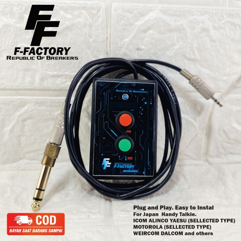 Micom / Converter Soundcard / Mixer untuk Handy Talkie Jepang. Alinco Icom Motorola Yaesu Weircom Dl