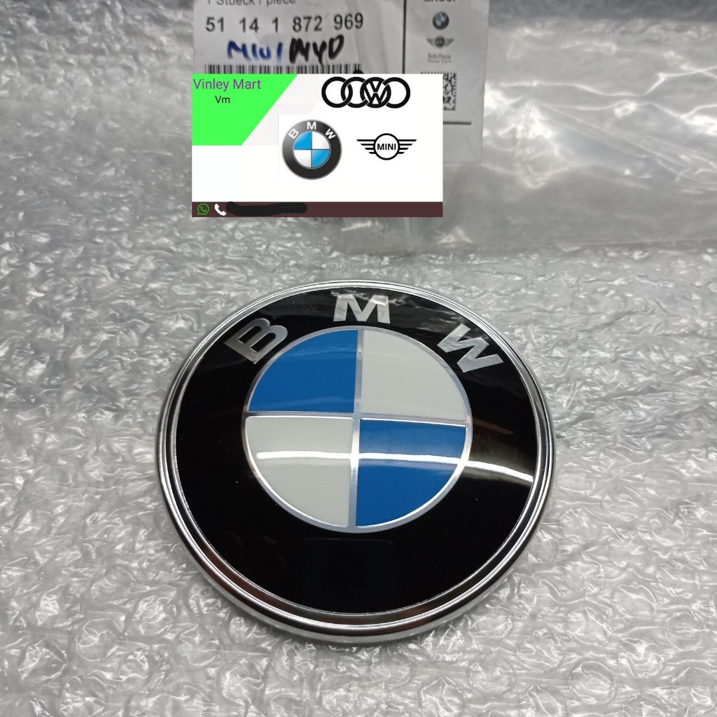 Logo kap bagasi Bmw E30 M40 M10 E28 original