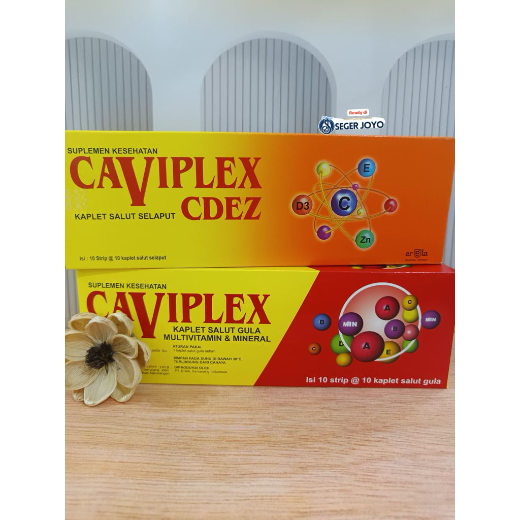 CAVIPLEX & CAVIPLEX CDEZ (Suplemen Multivitamin & Mineral - Strip)