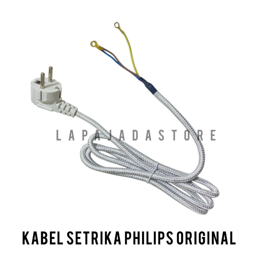KABEL STRIKA ORIGINAL PHILIPS / KABEL SETERIKA ORIGINAL PHILIPS TEMBAGA ASLI / KABEL SETRIKA PHILIPS