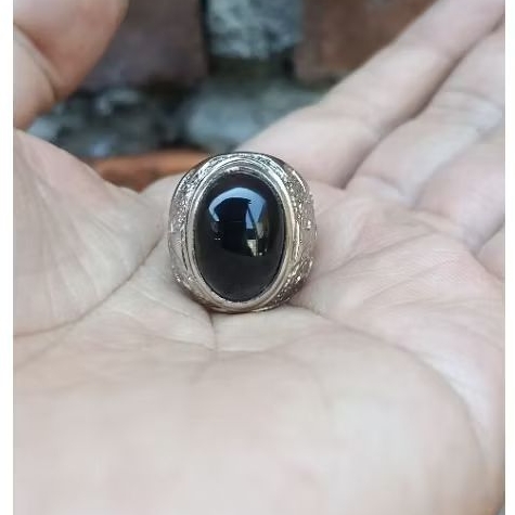 NATURAL BATU KECUBUNG ASAP DIM 16x11 SIZE JARI UK.7