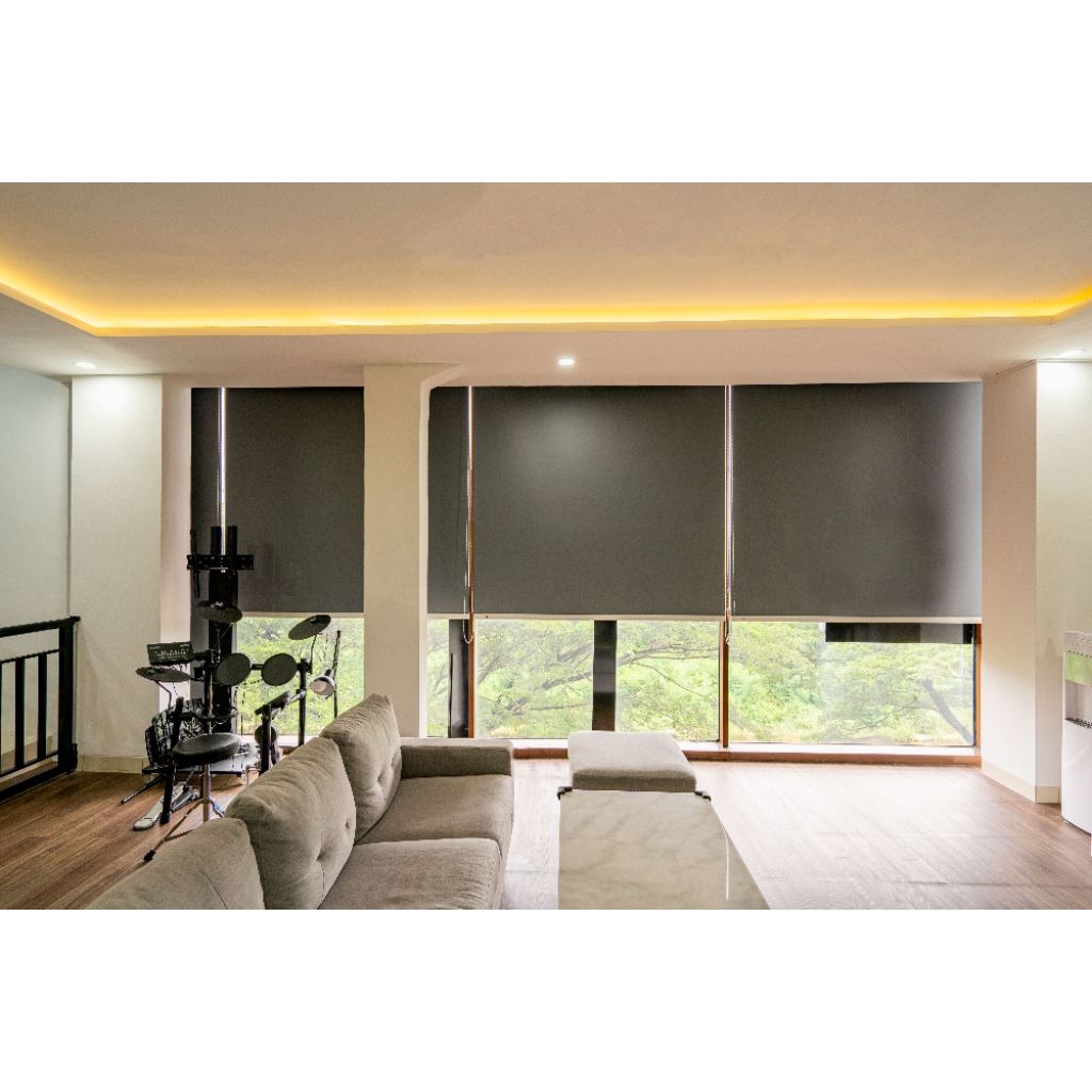 ONNA BLUE  Roller Blind Blackout Chain 38