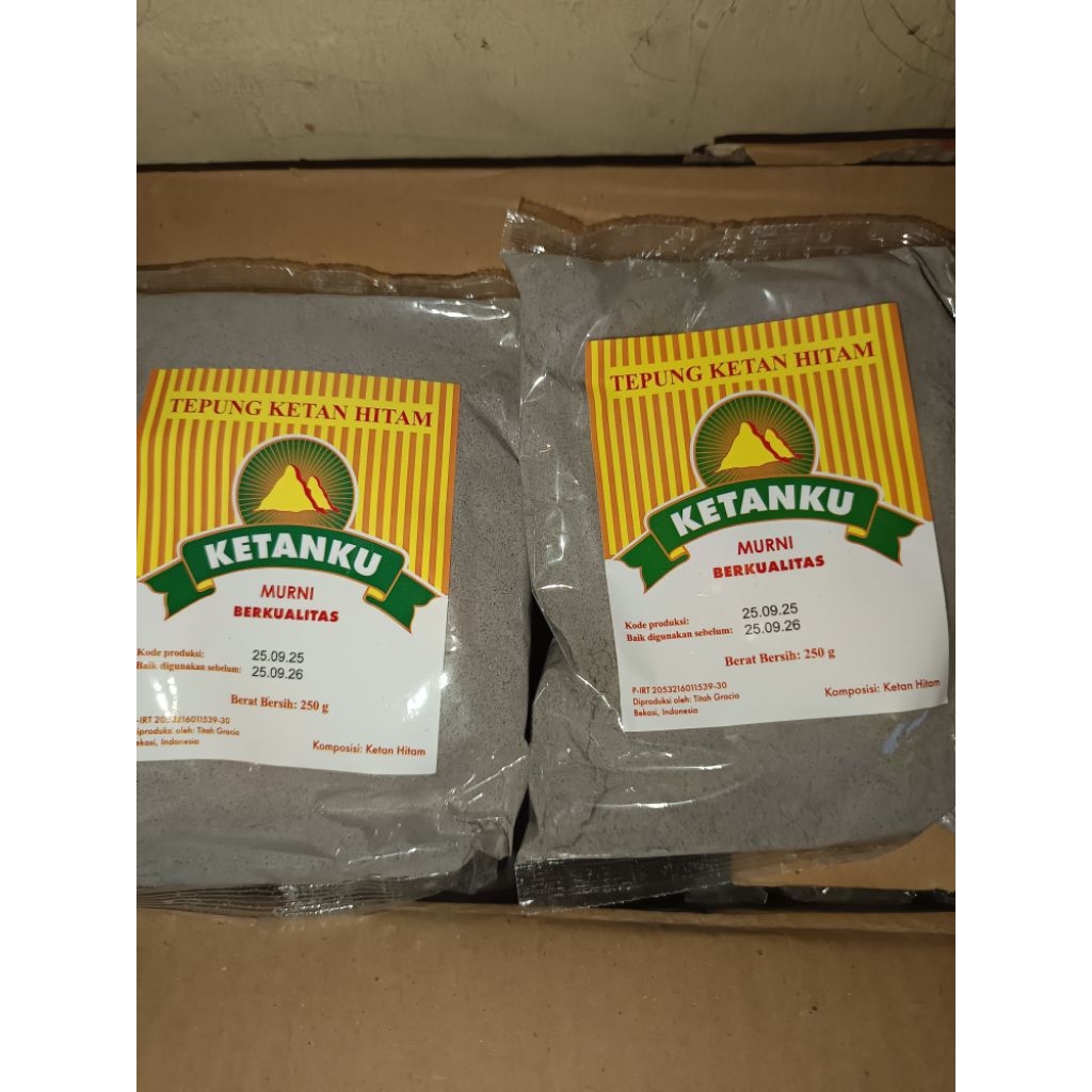 Tepung Ketan Hitam Ketanku 1 Dus Isi 20Pcs