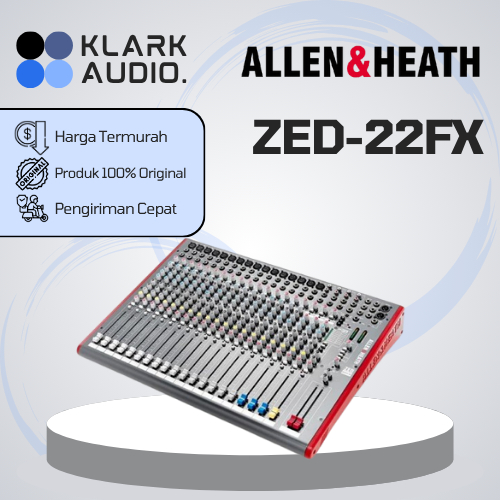 Allen & / and Heath ZED-22FX / ZED 22FX / ZED22FX Mixer Audio ORIGINAL