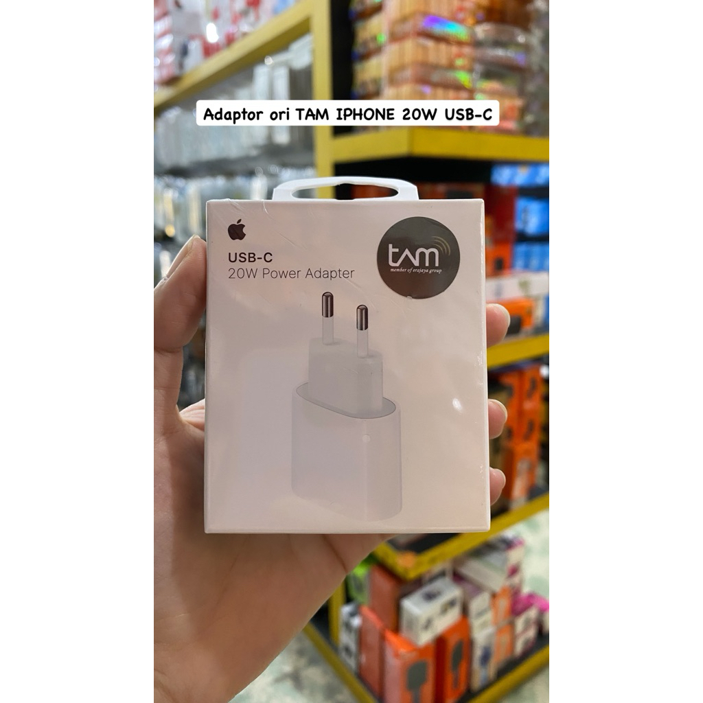 ADAPTOR IPHONE ORI TAM 20W USB C