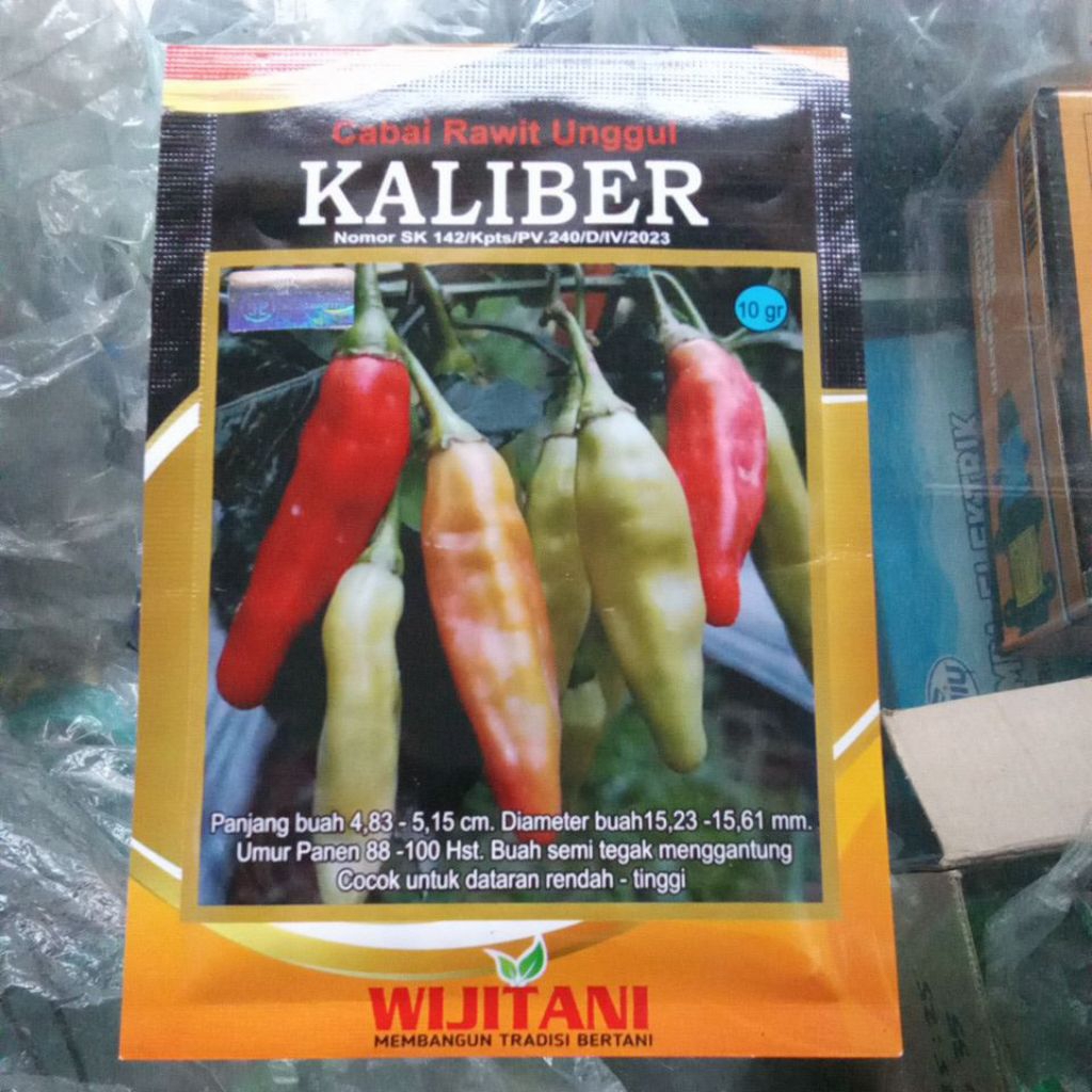 Benih Cabai Rawit KALIBER 10 gr Bibit cabai cabe rawit Unggul original dan viral