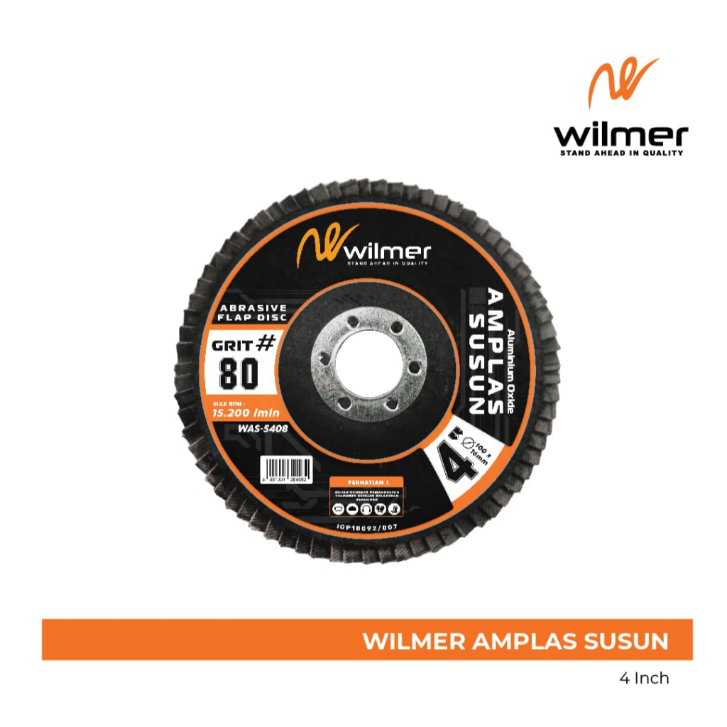 Wilmer Amplas Susun 4" - Amplas Susun - Amplas Flap Disk