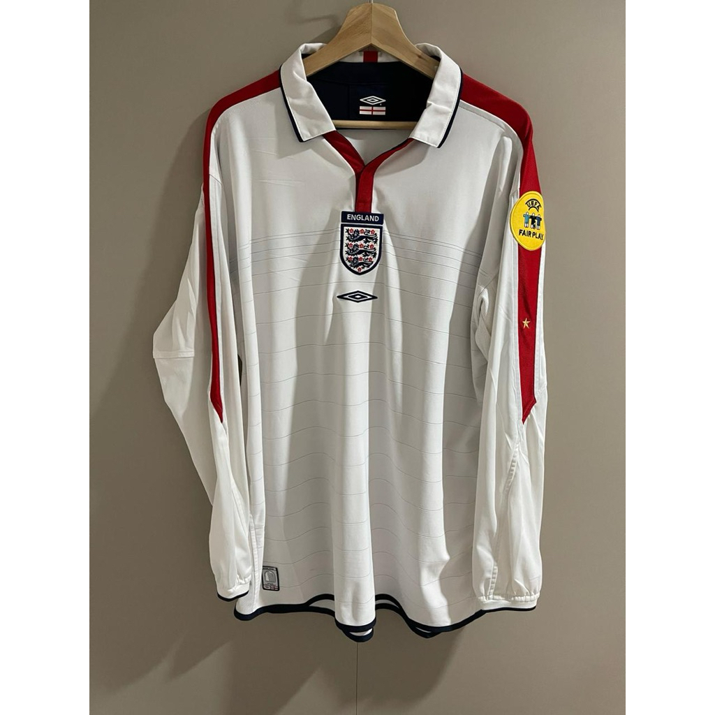 Jersey England Home Reversible Long Sleeve 2004 Original