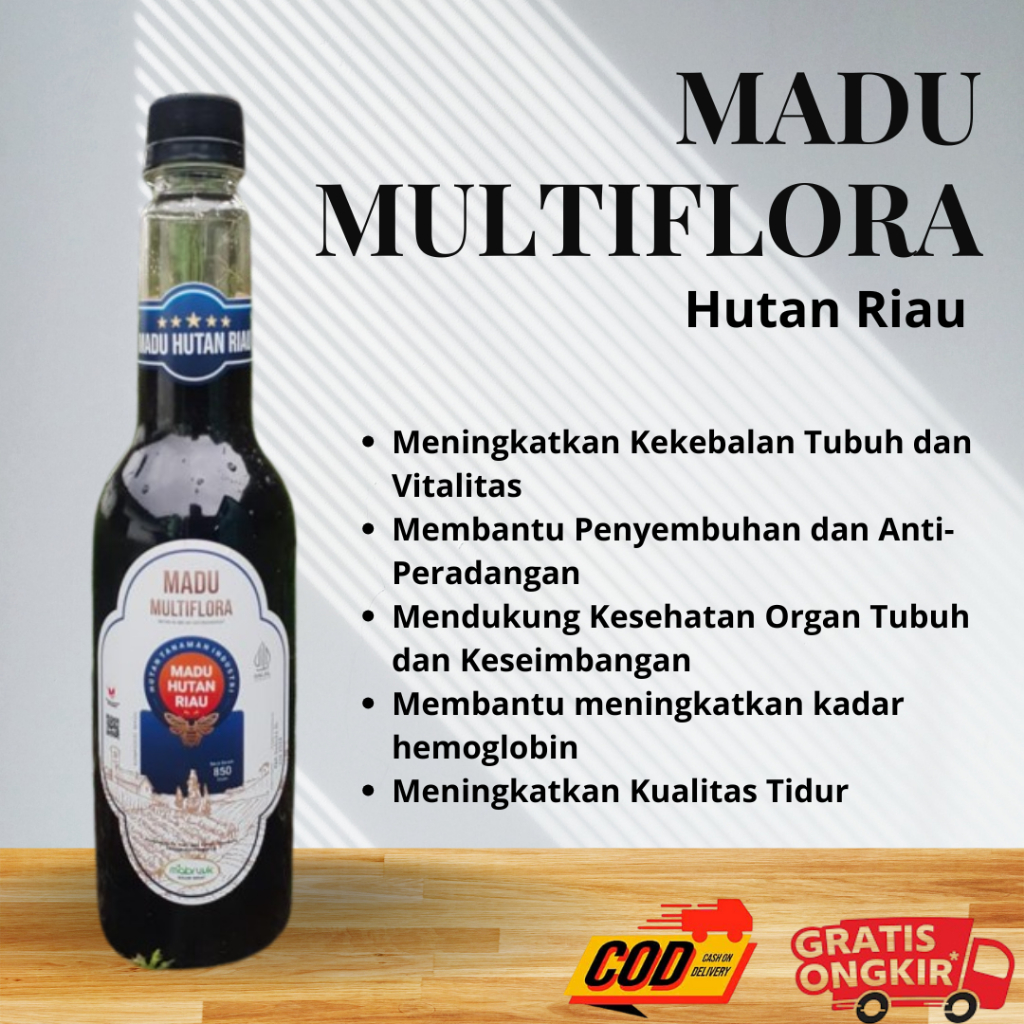 Madu Multiflora Hutan Riau Mabruuk 850 gram Madu Mabruuk