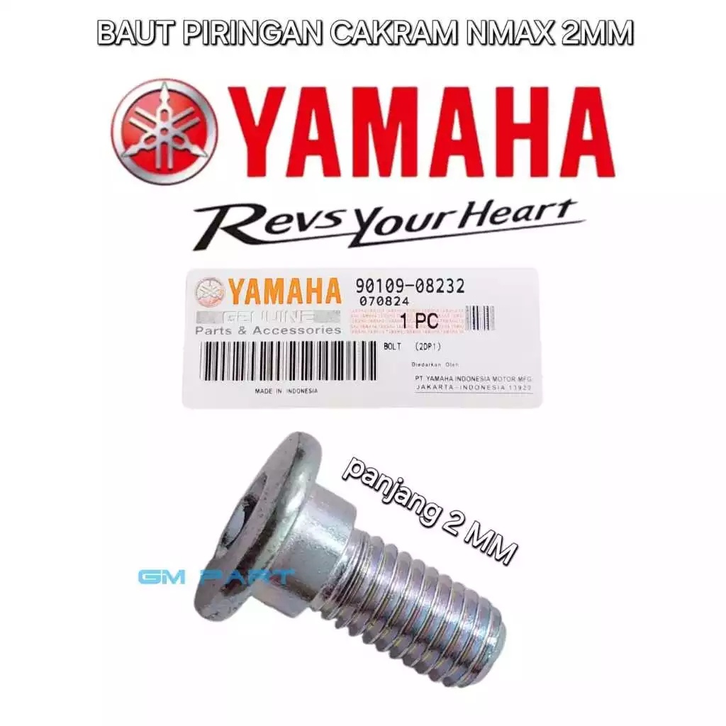Baut Piringan Cakram NMAX 90109-08232