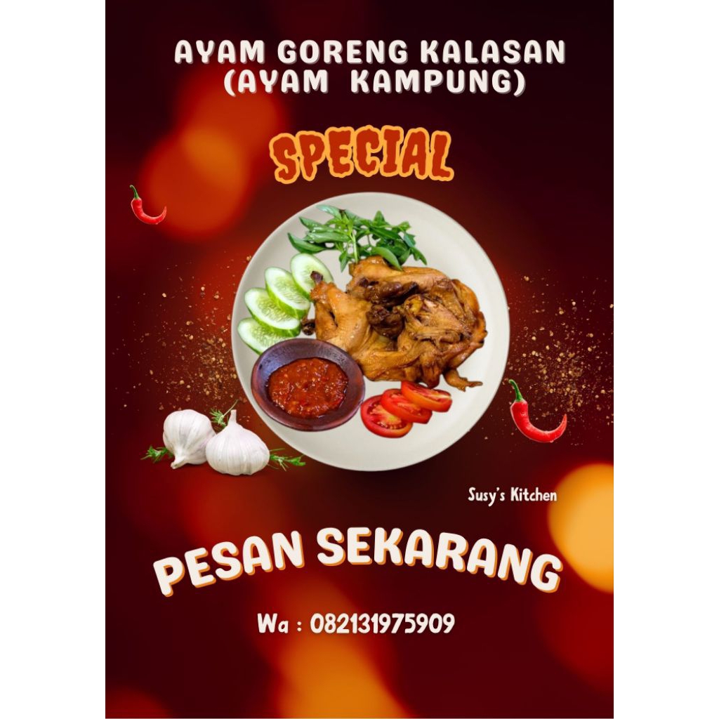 AYAM KALASAN SUSY'S KITCHEN//AYAM GORENG KALASAN SRI // AYAM KALASAN// AYAM BUMBU KALASAN// AYAM KAL