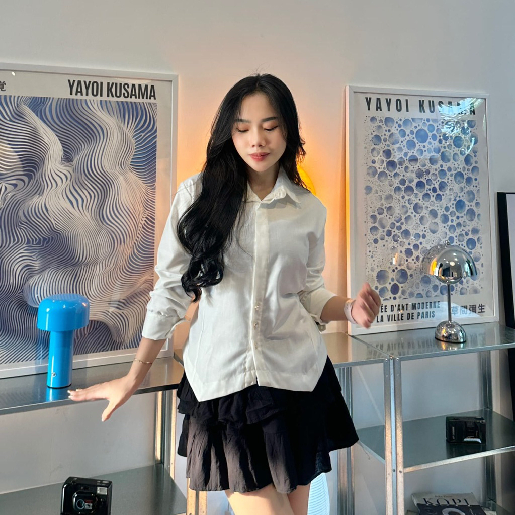 Sanju Blouse Halinka - Korean Blouse Katun Seksi