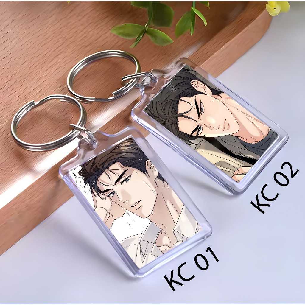 Keychain IAN RYU MANHWA MELTING POINT - Ganci MANHWA - Gantungan Kunci - IAN RYU MELTING POINT