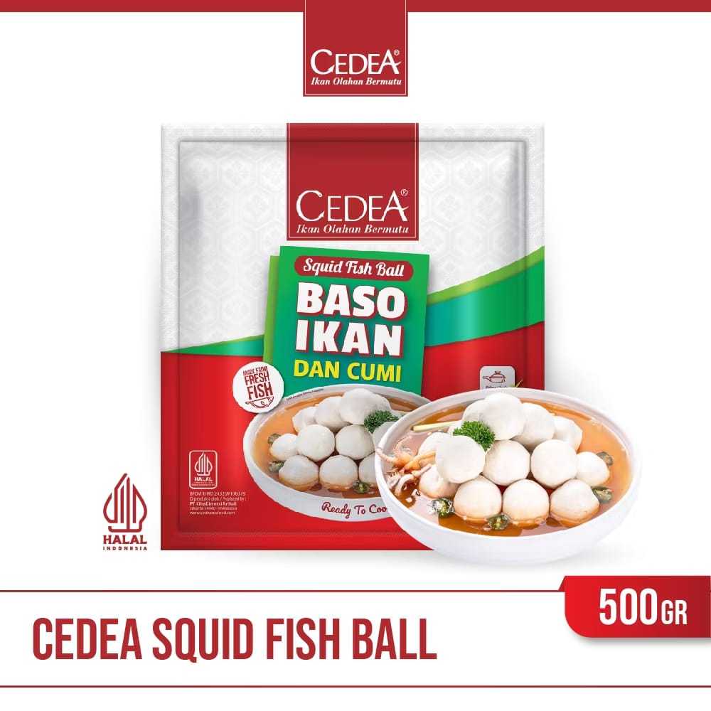 CEDEA SQUID FISH BALL [500G] / BASO DAN CUMI