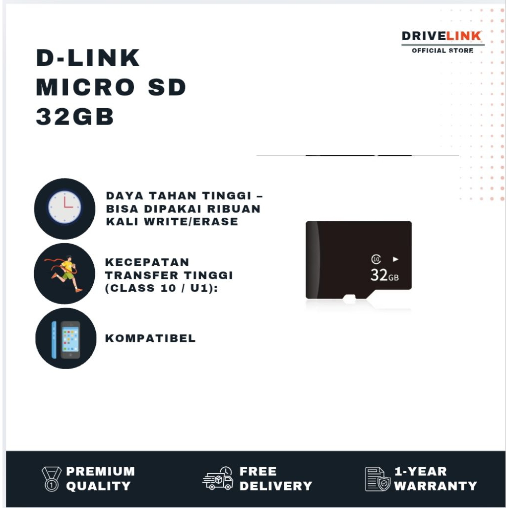 SD Card 32GB Class 10