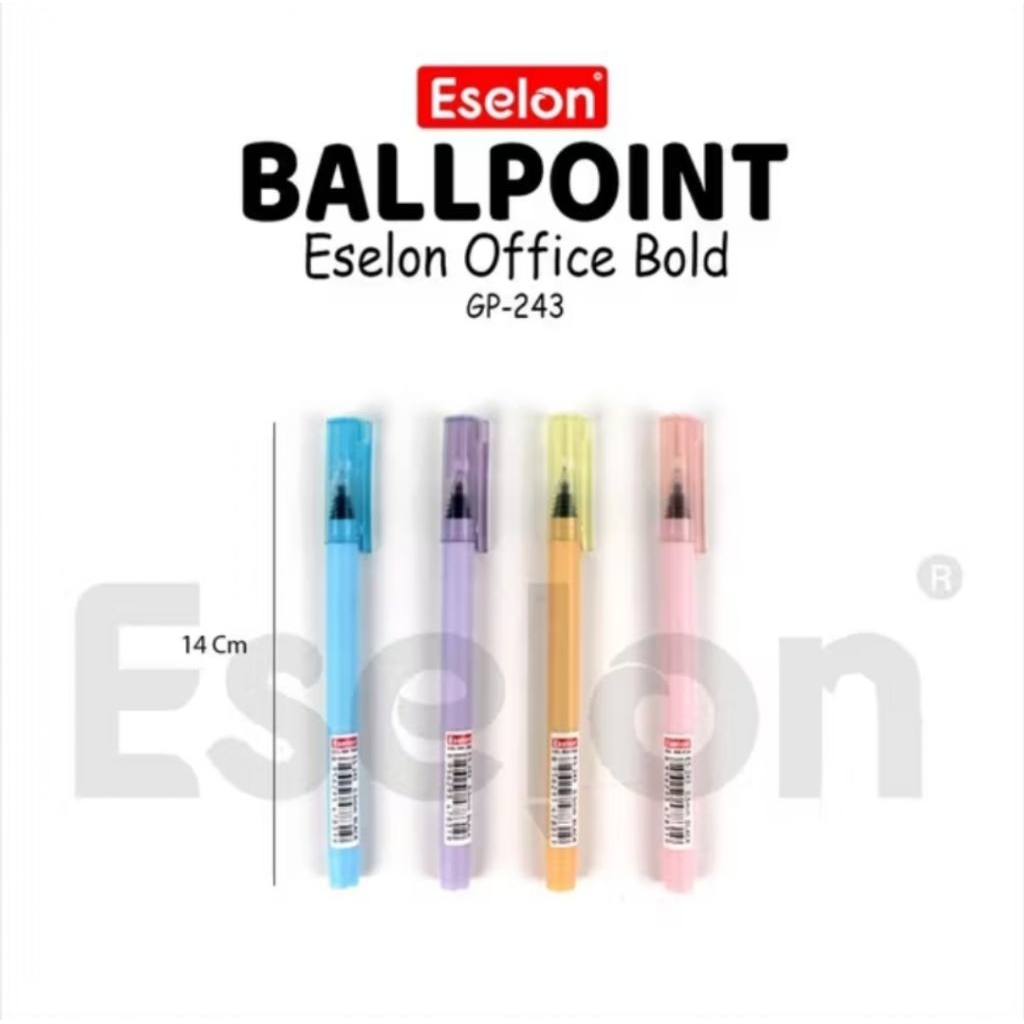#KarensMart Bolpoin Gel Eselon Bold GP-243 1 Pack