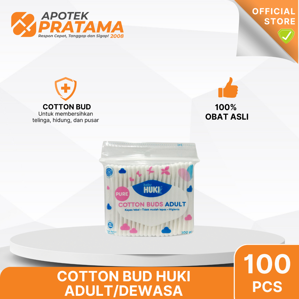 COTTON BUD HUKI ADULT 100’S / COTTON BUD HUKI DEWASA