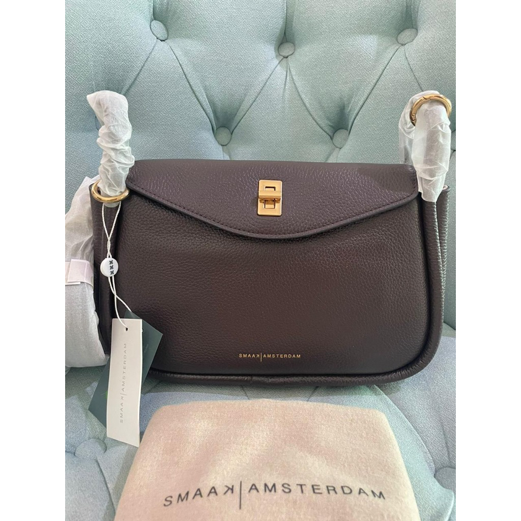 SMAAK AMSTERDAM CLIFF DARK CHOCOLATE Crossbody bag