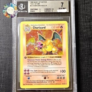 KARTU POKEMON CHARIZARD 1999 GAME 1ST EDITION HOLO #4 READY STOCK