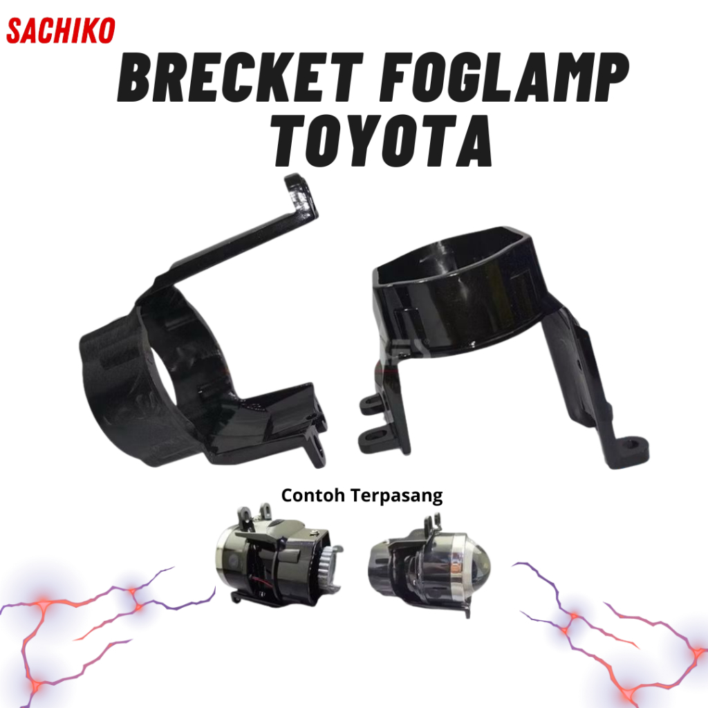 Dudukan Foglamp Toyota Bracket Foglamp BILED 3 inch Universal