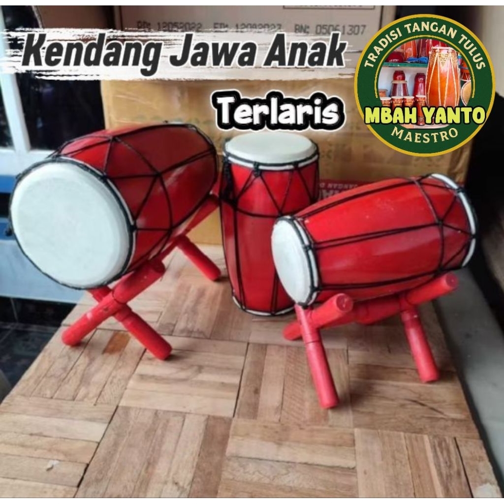 Kendang Jawa Klasik Kendang Anak Kendang Jawa Timuran Kendang Tong Mbahyanto_maestro