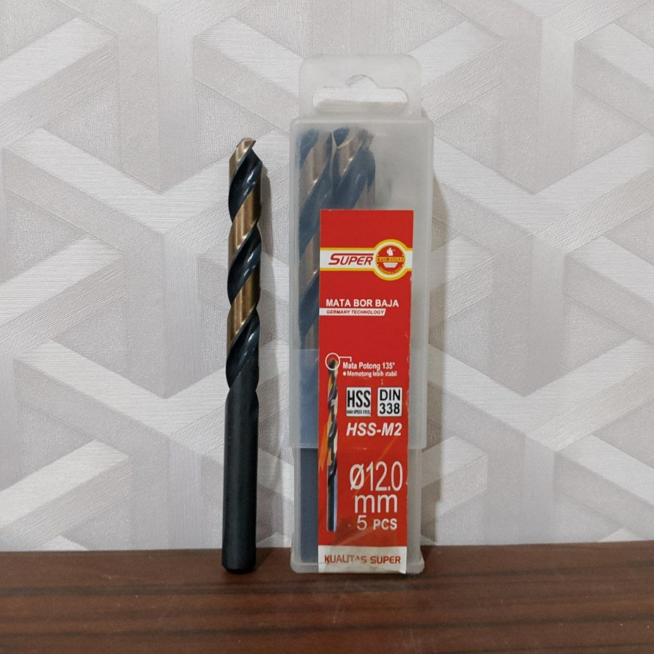 YOZURI SUPER Mata Bor Besi Baja Ukuran 12mm