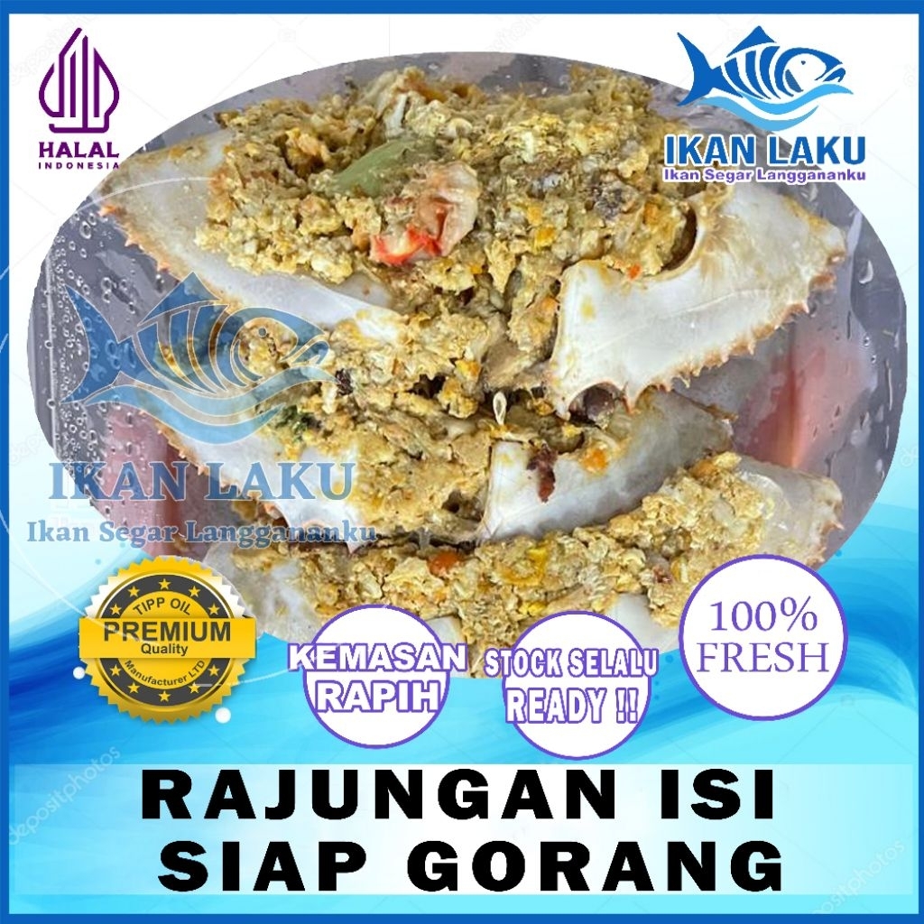 Ketam Rajungan Isi 6 – Siap Goreng Terbuat Dari Telur Rajungan Asli Pantura Berkualitas Praktis