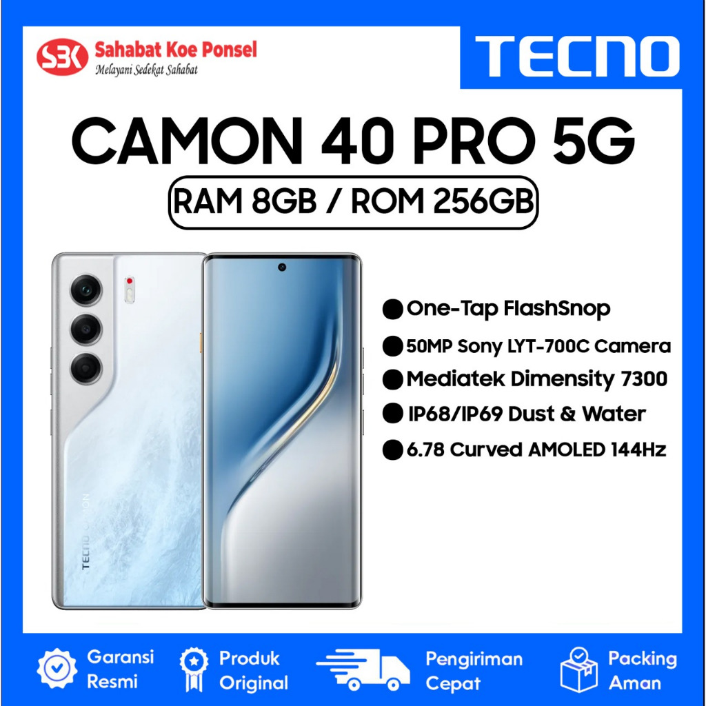 TECNO CAMON 40 Pro 5G 8GB/256 GB