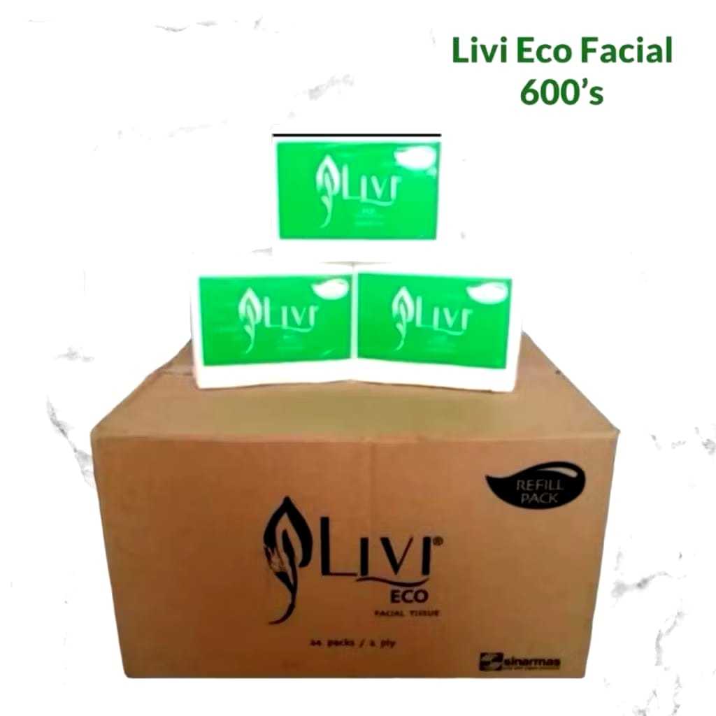 Tissue LIVI ECO Facial Refill 600's / tissue livi 600