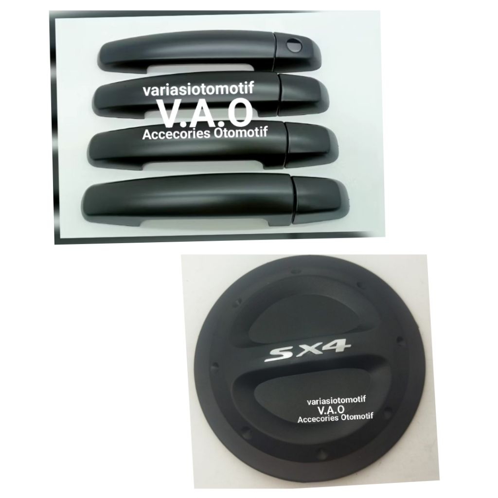 Cover Handle & Outer SX4 Black Stylish