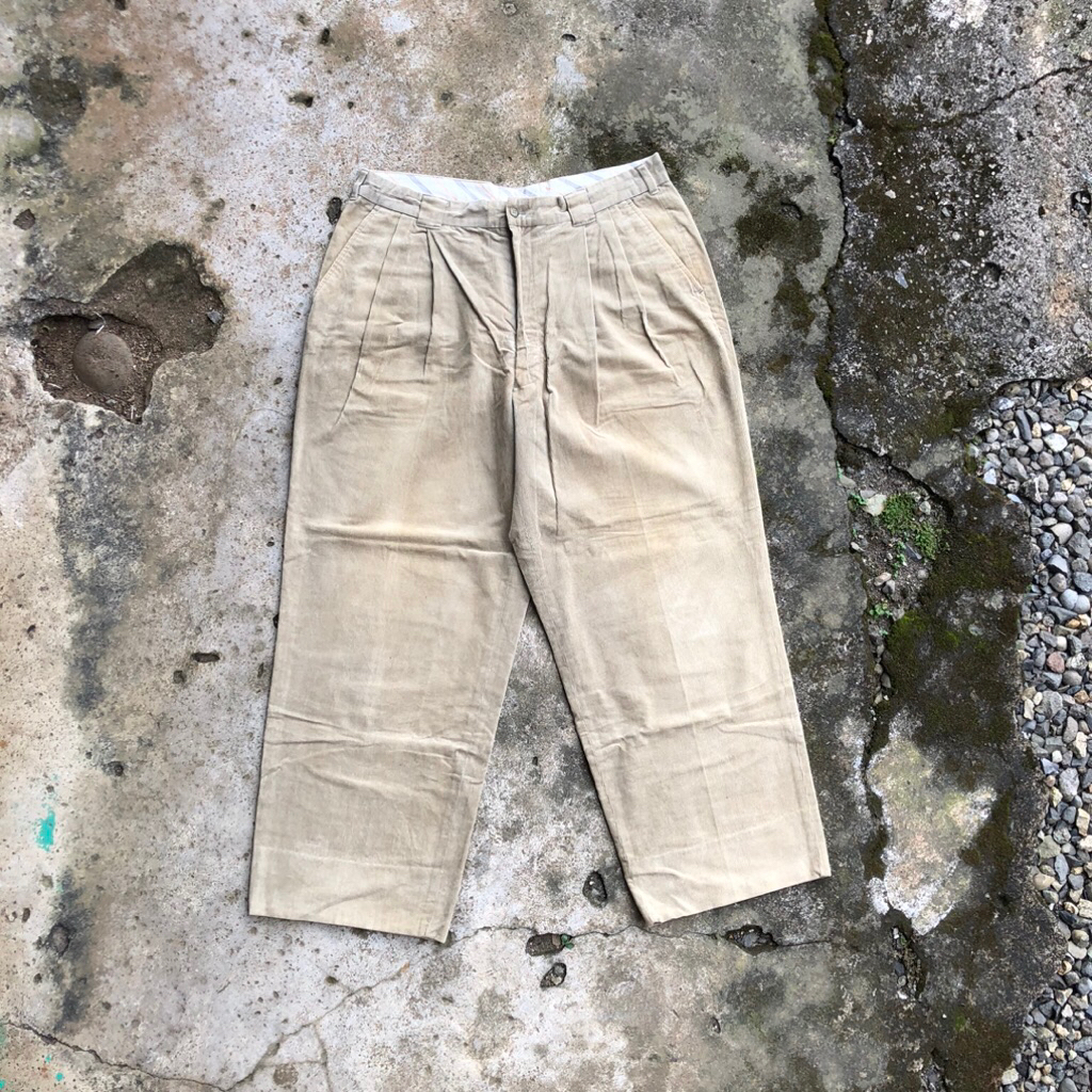 Corduroy baggy pants titleist golf ( second/bekas )