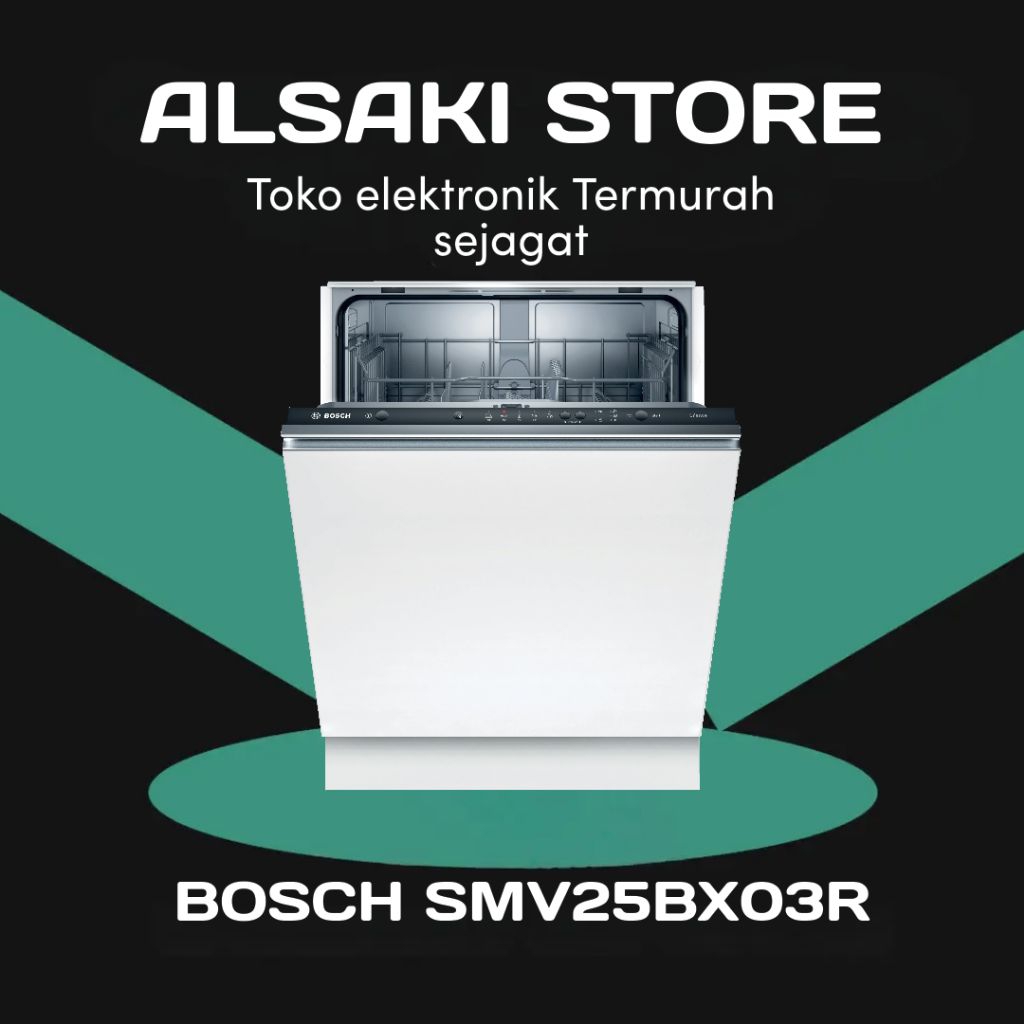 Bosch SMV25BX03R Fully-Integrated Dishwasher / Mesin Pencuci Piring