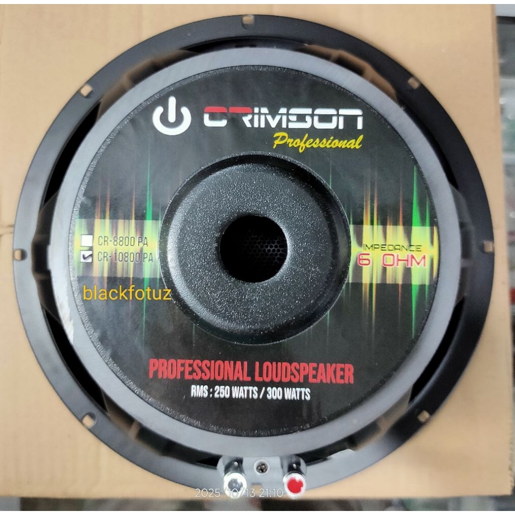 speaker 10" midle low Crimson CR 10800 PA