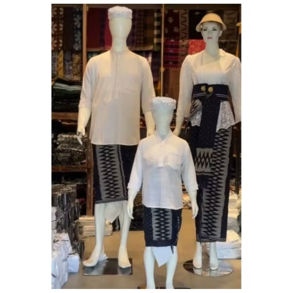 set couple blangket bali terbaru saput kamen slendang+kamen jadi anak cowok