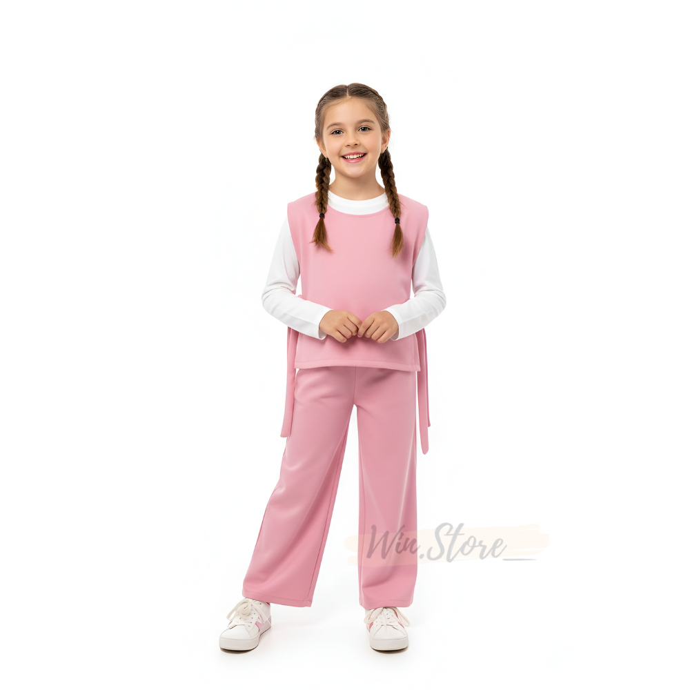 Setelan Anak Perempuan Viral Set Chika Kualitas Premium 3-11 Tahun Baju Shakila Panjang Remaja Musli