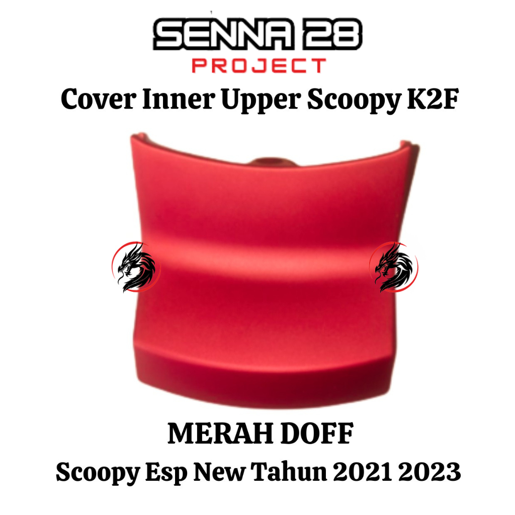 Cover Inner Upper Scoopy New Keyless 2021 K2F Warna Merah Doff Merah
