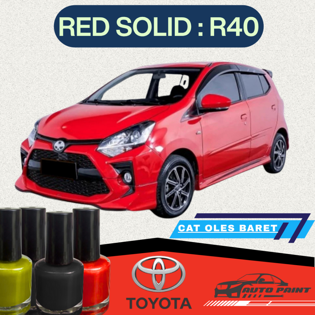 Cat Mobil Oles Merah Solid R40 Penghilang Goresan Baret Lecet Body Repair Mudah Murah