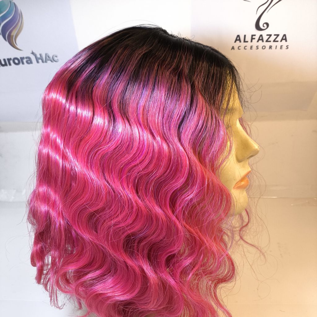 WIG Half LACE premium  , wig lace premium impor