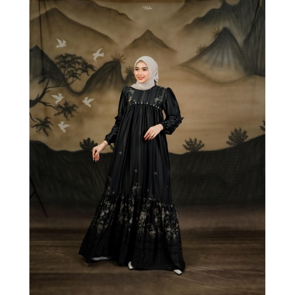 Noera Dress By Halwa Apparel | Dress Halwa Apparel Terbaru Original