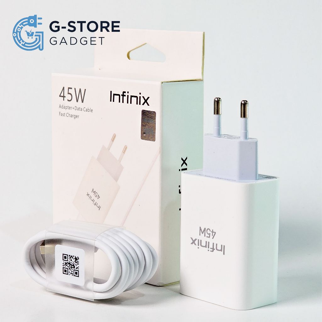 Charger INFINIX 45 Watt Fast Charging Original