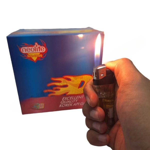 1 Pak Isi 50 Pcs Mancis Neolite Magnet Senter/Korek Api Gas/Korek Magnet Senter/Mancis Neolite Sente