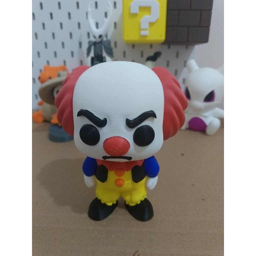 Mainan Figure Halloween Edition IT Pennywise Clown 15cm | Pennywise 3D Printed | Figure Horor Koleks
