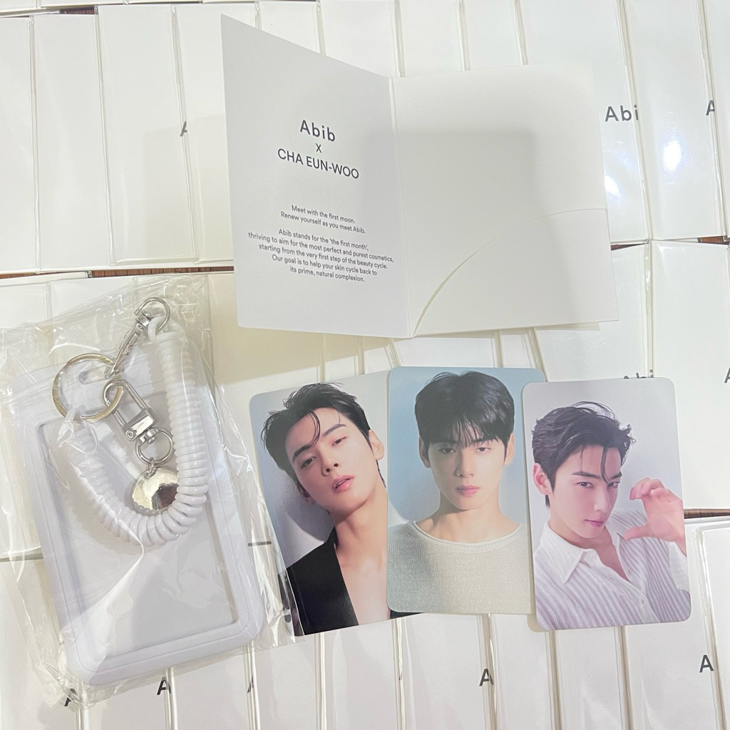 OFFICIAL CHA EUNWOO PHOTOCARD FROM ABIB