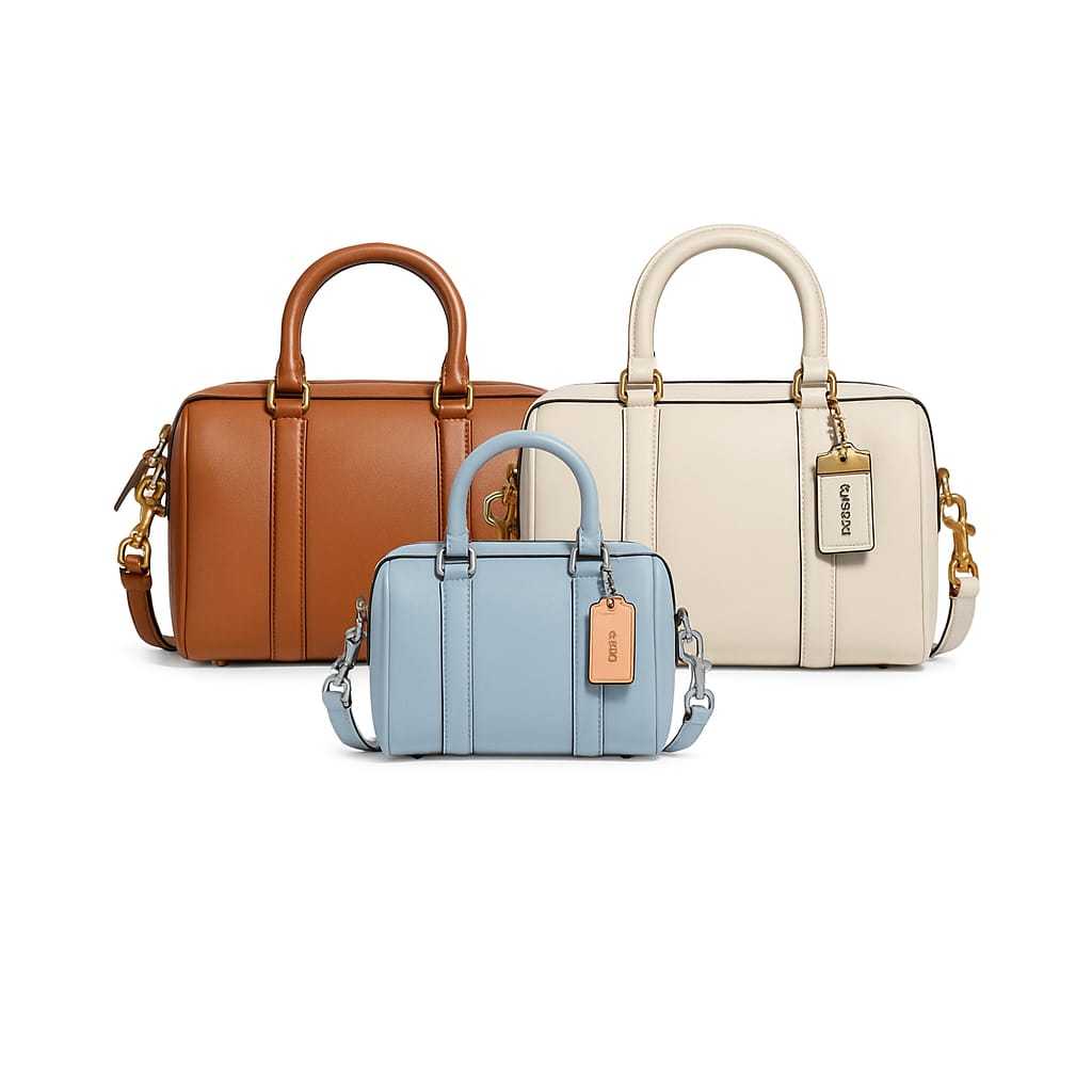 Tas Handbag Wanita C8529 Ruby Satchel Brown / Beige / Blue